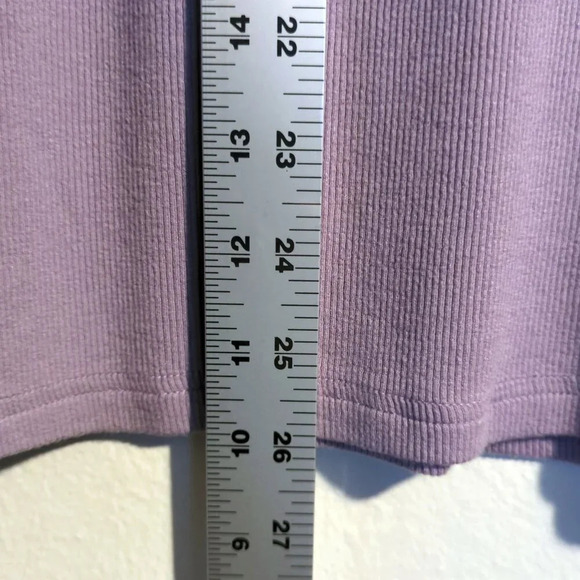 Long Sleeve Ribbed Henley Casual Top Size XL - Picture 7 of 7